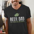 Beer Dad Shirt Cute Hops Drinking Men's V-Neck T-Shirt Beer Dad Shirt Cute Hops Drinking Men's V-Neck T-Shirt