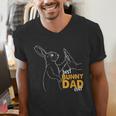 Best Bunny Dad Ever Rabbit Daddy Bunny Father Bunny Men's V-Neck T-Shirt Best Bunny Dad Ever Rabbit Daddy Bunny Father Bunny Men's V-Neck T-Shirt