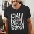 Best Cluckin' Dad Ever Chicken Lover Graphic Tees Cotton Polyester Casual Graphic Small Crew Neck Short Sleeve Men's V-Neck T-Shirt