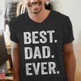 Best Dad EverShirt Men Husband Men's V-Neck T-Shirt