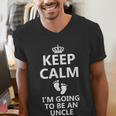 Best Uncle Art For Men Dad Pregnancy Reveal New Uncle To Be Men's V-Neck T-Shirt