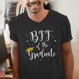 Bff Of The Graduate Graduation Best Friend Of Graduate Men's V-Neck T-Shirt