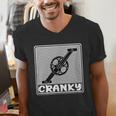 Bicycle DADS Old Guy WHO Ride Bikes BMX Mountain OR Road Men's V-Neck T-Shirt