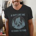 Bigfoot A Guy Like Me Is Hard To Find Forest Men Dad Men's V-Neck T-Shirt