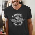 Biker Dad Like A Normal Dad Only Cooler Motorcycle Biker Men's V-Neck T-Shirt