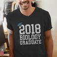 Biology Graduation Shirt 2018 Science Biology Graduate Men's V-Neck T-Shirt