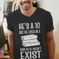 Book Lover Quotes Book Enthusiast Men's V-Neck T-Shirt