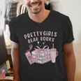 Book Lover's Pretty Girl's Read Books Men's V-Neck T-Shirt Book Lover's Pretty Girl's Read Books Men's V-Neck T-Shirt