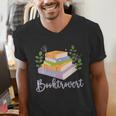 Booktrovert Bookworm Introvert Bibliophile Booktrovert Men's V-Neck T-Shirt Booktrovert Bookworm Introvert Bibliophile Booktrovert Men's V-Neck T-Shirt
