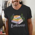 Booktrovert Bookworm Introvert Bibliophile Booktrovert Men's V-Neck T-Shirt Booktrovert Bookworm Introvert Bibliophile Booktrovert Men's V-Neck T-Shirt