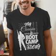 Boot Camp Graduation Military Cousin Support Tee Men's V-Neck T-Shirt