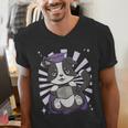 Border Collie Dog Lover Cute Anime School Graduation Men Women Kids Men's V-Neck T-Shirt