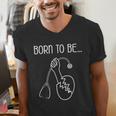 Born To Be a Nurse Doctor Graduation T-Shirt Men's V-Neck T-Shirt