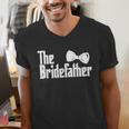 The Bridefather Father Of The Bride Dad Wedding Marriage Men's V-Neck T-Shirt