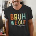Bruh We Out 3rd Graders Third Grade Graduation Men's V-Neck T-Shirt