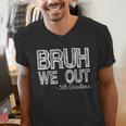 Bruh We Out 5th Graders Fifth Grade Graduation Class Of 2026 Men's V-Neck T-Shirt