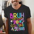 Bruh This Is My 70's Costume Nostalgia Mixtape 1970s Party Men's V-Neck T-Shirt Bruh This Is My 70's Costume Nostalgia Mixtape 1970s Party Men's V-Neck T-Shirt