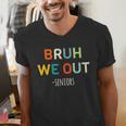 Bruh We Out Seniors Graduation Senior Graduate Men's V-Neck T-Shirt