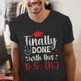 BSN Bachelor Of Science In Nursing Graduation Men's V-Neck T-Shirt