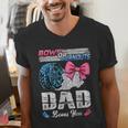 Burnouts Or Bows Your Dad Loves You Gender Reveal Men's V-Neck T-Shirt