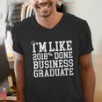 Business Graduation Major I'm Like 2018 Done Men's V-Neck T-Shirt
