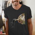 Cat Shirts For MenWomen Cat Shirts For Cat DadMom Men's V-Neck T-Shirt