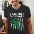 Cerebral Palsy CP Awareness Most Dads Warrior Survivor DA1 Men's V-Neck T-Shirt