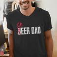 Cheer Dad Beer Dad Cheerleading Father Father's Day Men's V-Neck T-Shirt Cheer Dad Beer Dad Cheerleading Father Father's Day Men's V-Neck T-Shirt