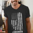 Cheer Dad Bodyguard Family Father Cheerleader Squad Men's V-Neck T-Shirt Cheer Dad Bodyguard Family Father Cheerleader Squad Men's V-Neck T-Shirt