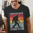 Cheer Dad Cheerleading Bigfoot Men's V-Neck T-Shirt
