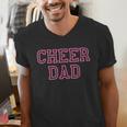 Cheer Dad Pink Cheerleading Men's V-Neck T-Shirt