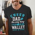 Cheer Dad Shirt Cheerleader Dad Cheerleading Competition Men Men's V-Neck T-Shirt
