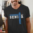 Cheerleading Senior Night Cheer Senior 2025 Graduation 23 Men's V-Neck T-Shirt