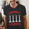 Chemistry Science Joke Graduated Cylinder Graduation T-Shirt Men's V-Neck T-Shirt
