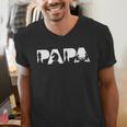 Chess Father Dad Chess Father T-Shirt Men's V-Neck T-Shirt