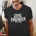 Civil Engineer Graduation Shirt New Civil Engineer Men's V-Neck T-Shirt