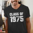 Class Of 1975 Highschool College Graduation Reunion T- Men's V-Neck T-Shirt