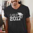 Class Of 2017 Cute Graduation T-Shirt Men's V-Neck T-Shirt