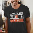 Class Of 2018 Alm18hty Senior 2018 Graduation T-Shirt Men's V-Neck T-Shirt