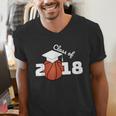 Class Of 2018 Basketball Senior Graduation Shirt Grad Men's V-Neck T-Shirt