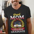Class Of 2018 Graduation Tshirt For Mom Of Graduate Men's V-Neck T-Shirt
