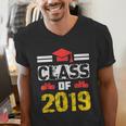 Class Of 2019 Graduation Senior High School College Men's V-Neck T-Shirt