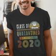 Class Of 2020 Quarantined Seniors Graduation Gift Men's V-Neck T-Shirt