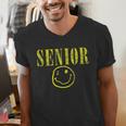 Class Of 2020 Senior 90s Grunge Graduation Men's V-Neck T-Shirt