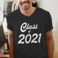 Class Of 2021 Graduation School Spirit Her Senior Class Men's V-Neck T-Shirt