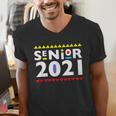 Class Of 2021 Senior Year 90's TV Style Graduation For Grad Men's V-Neck T-Shirt