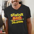 Class Of 2022 Senior 2000s Animated Movie Style Graduation Men's V-Neck T-Shirt