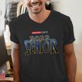 Class Of 2022 Senior Retro Movie Marvelous Graduation Grad Men's V-Neck T-Shirt
