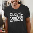 Class Of 2023 Graduation Senior Golfer Golf Player Men's V-Neck T-Shirt
