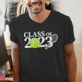 Class Of 2023 Graduation Senior Tennis Player Men's V-Neck T-Shirt